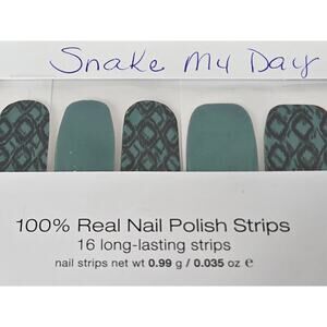 Color Street ~ Snake My Day ~ Nail Polish Strips *New & Sealed*